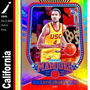 Southern California Trojans (Evan Mobley) - BKBL [23_9_EM1] - Rookie Card (RC)
